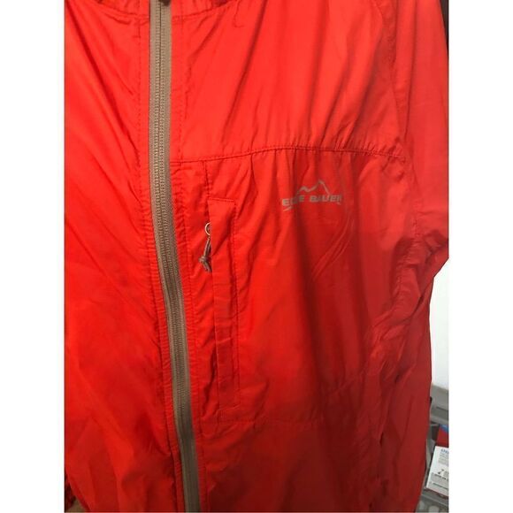 Eddie Bauer Jacket Mens Windbreaker Full Zip Hooded Lightweight Vented - Picture 6 of 15